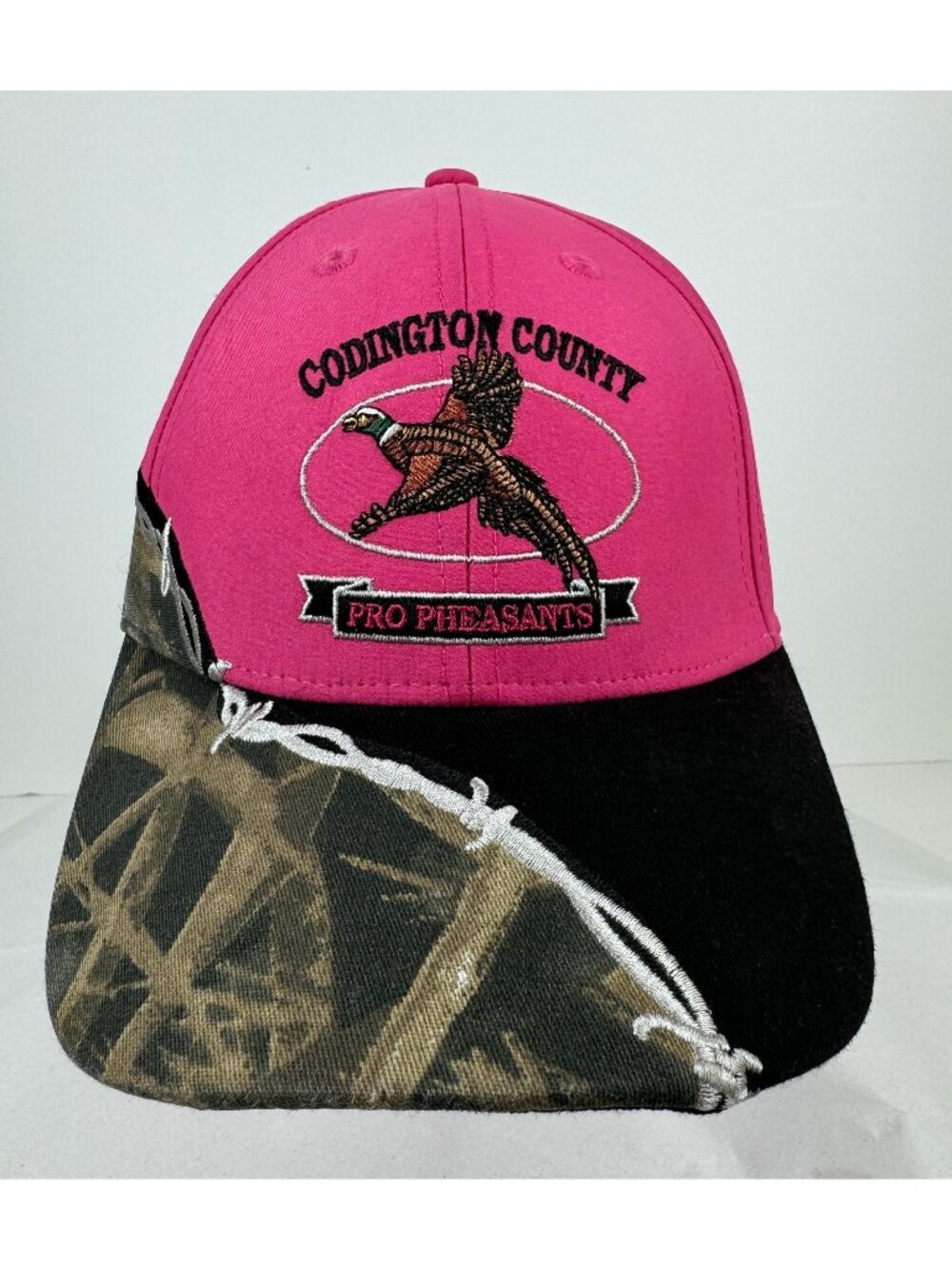 Pro Pheasants Hat Pink Camouflage Adjustable Cap Ring Neck Pheasant Hunting SD